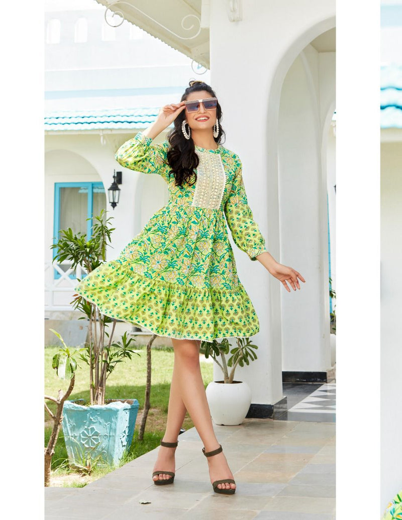Passion Flair Talk Vol 1 Pure Cotton With Fancy Beautiful Printed Work Stylish Designer Party Wear Kurti