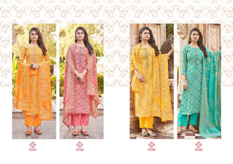 Kalaroop Kajree Fashion Flemingo Vol 2 Modal Silk Printed Party Wear Kurtis With Pant Style  Bottom & Dupatta