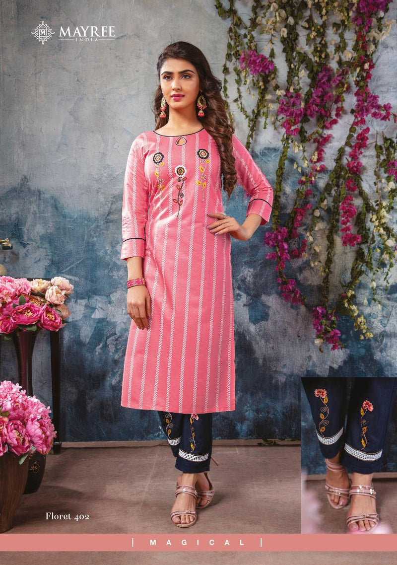 Mayree India Floret Vol 4 Rayon Exclusive Party Wear Kurti Collection