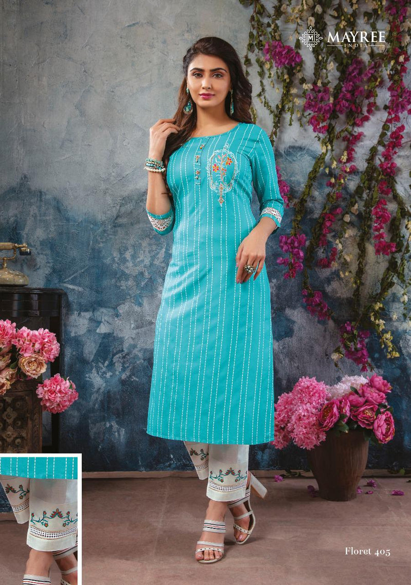 Mayree India Floret Vol 4 Rayon Exclusive Party Wear Kurti Collection