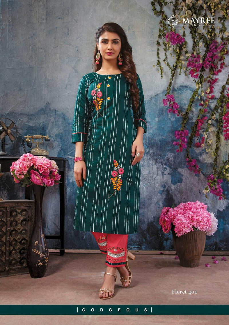 Mayree India Floret Vol 4 Rayon Exclusive Party Wear Kurti Collection