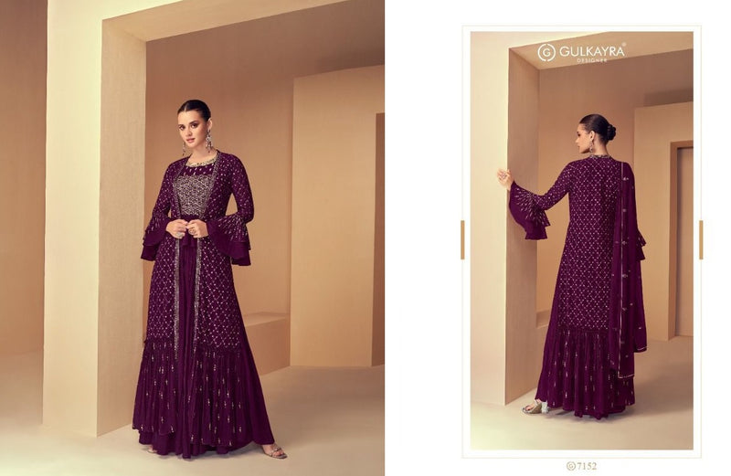 Gulkayra Forever Georgette With Heavy Embroidery Work Work Stylish Designer Party Wear Fancy Long Kurti