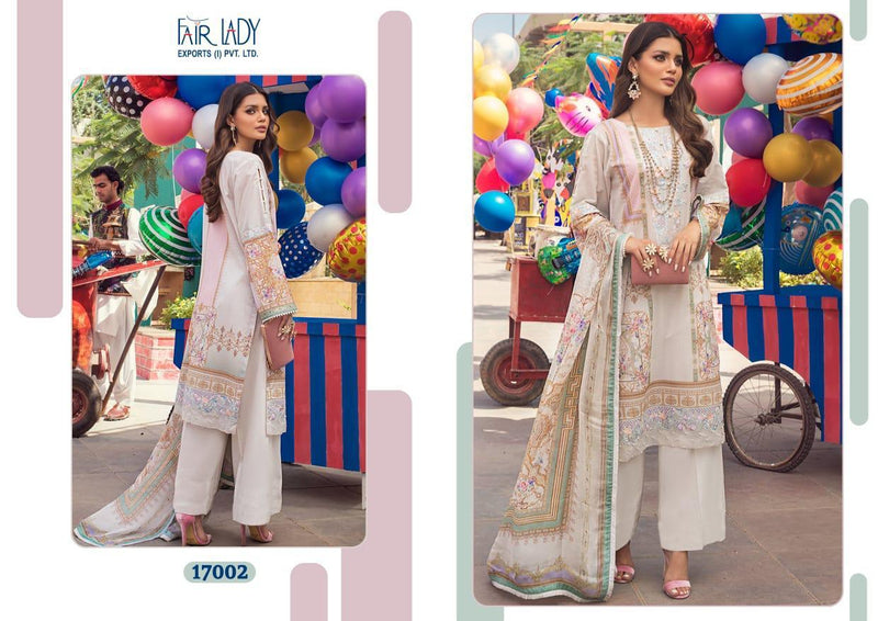 Fair Lady Ayesha Zara Premium Lawn Collection Digital Print Embroidery Work Salwar Kameez