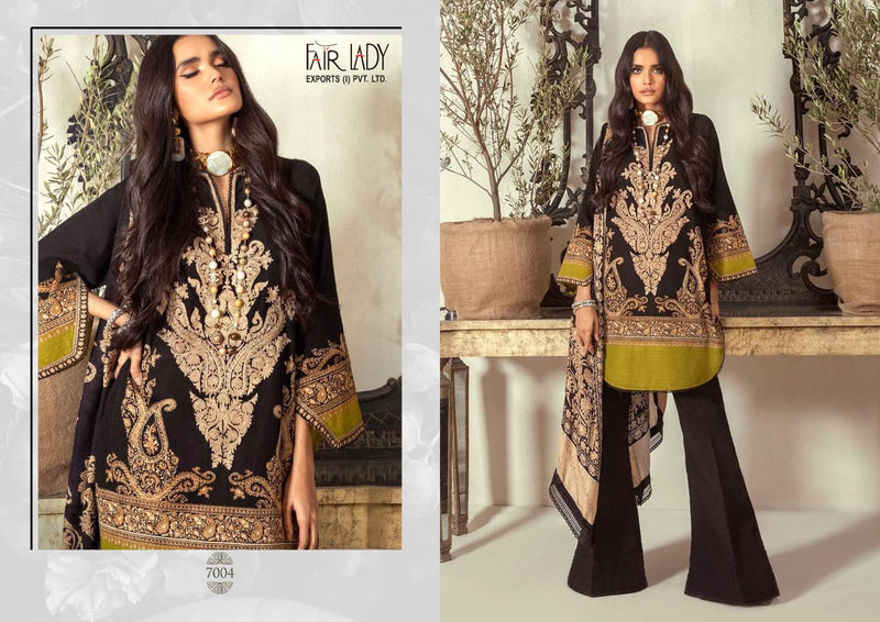 Fairlady Sana Safinaz Muzlin Collection Jam Satin Designer Pakistani Salwar Kameez