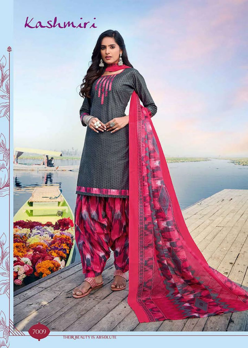 Falak International Ganesha Kashmiri Pure Cotton Dress Material Salwar Suits