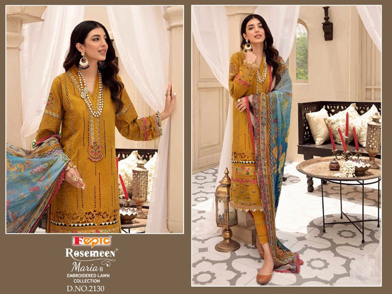 Fepic  Rosemeen Maria B Embroidered Lawn Collection Pure Cotton Salwar Suit