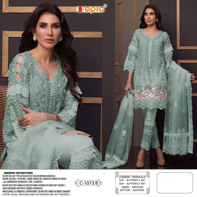 Fepic Rosemeen Net With Embroidery Work Gorgeous Look Wedding Wear Fancy Pakistani Salwar Kameez