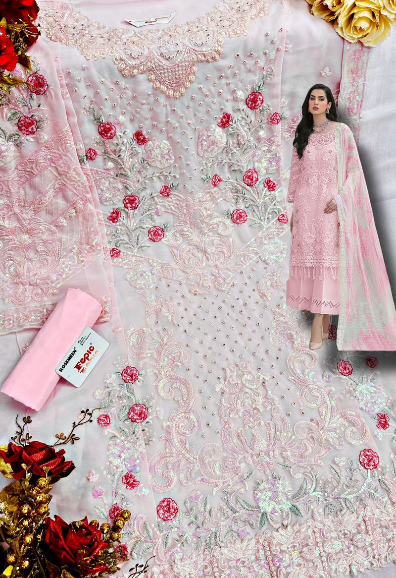 Fepic Suit C 1502 Georgette Embrodered Heavy Embroidered Salwar Kameez