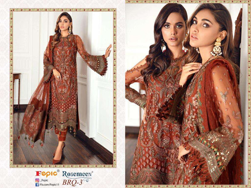 Fepic Suit Launch By Brq Vol 3 Georgette With Heavy Embroidery Work Designer Salwar Kameez