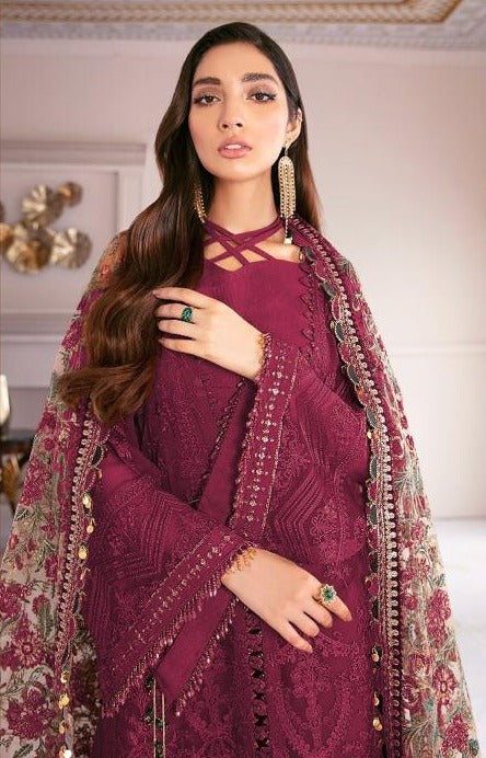 Fepic Suit Rosemeen 5121 B Georgette With Embroidery Work Designer Party Wear Salwar Suits