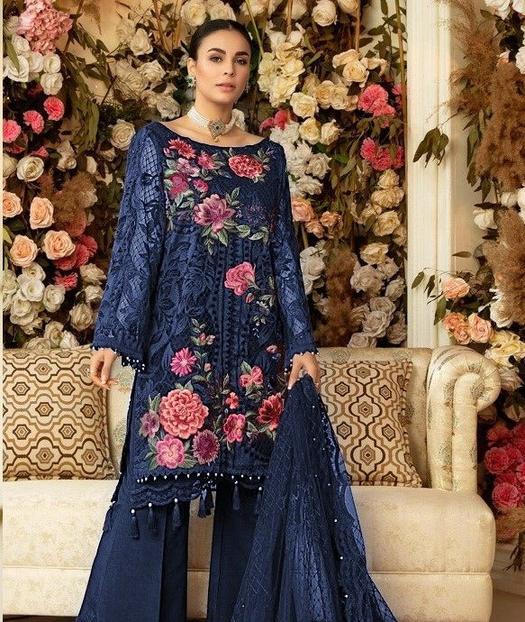 Fepic Suits Rosemeen 91001 D Net Heavy Embroidery Exclusive Party Wear Salwar Kameez