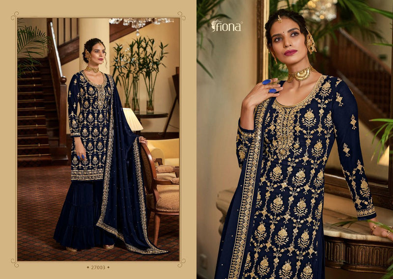 Fiona Esaira Georgette With Heavy Embroidered Work Partywear Salwar Suit