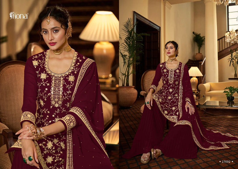 Fiona Esaira Georgette With Heavy Embroidered Work Partywear Salwar Suit