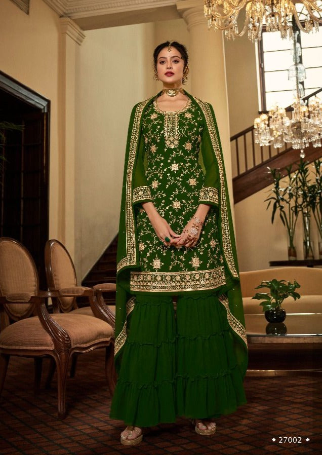 Fiona Esaira Georgette With Heavy Embroidered Work Stylish Designer Salwar Suit
