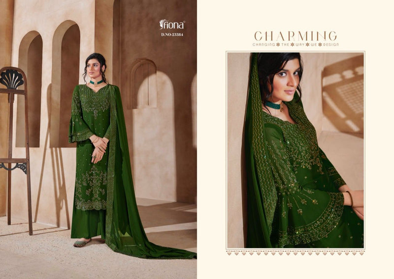 Fiona Fantasy Vol 2 Georgette With Heavy Swarovski Designer Suit