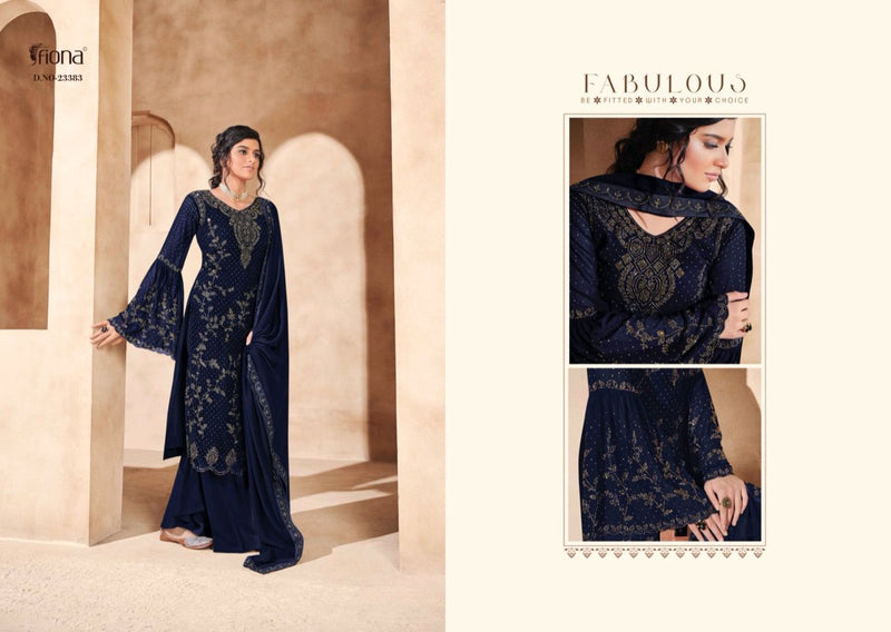 Fiona Fantasy Vol 2 Georgette With Heavy Swarovski Designer Suit