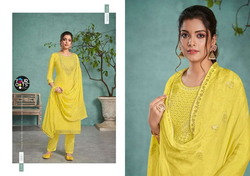 Fourdots Rachita Crepe With Cording Sequence Work Salwar Suit