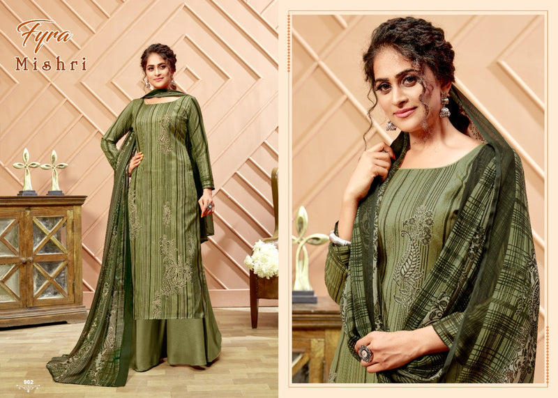 Fyra Designer Hub Launch Mishri Cotton Digital Print With Swarovski Diamond Work Casual Wear Salwar Suits