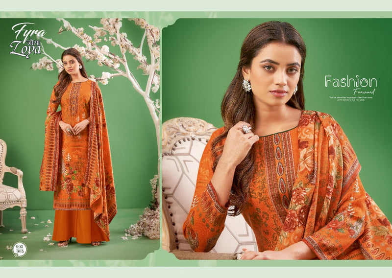 Fyra Designer Zoya Pashmina Designer Print Salwar Suit