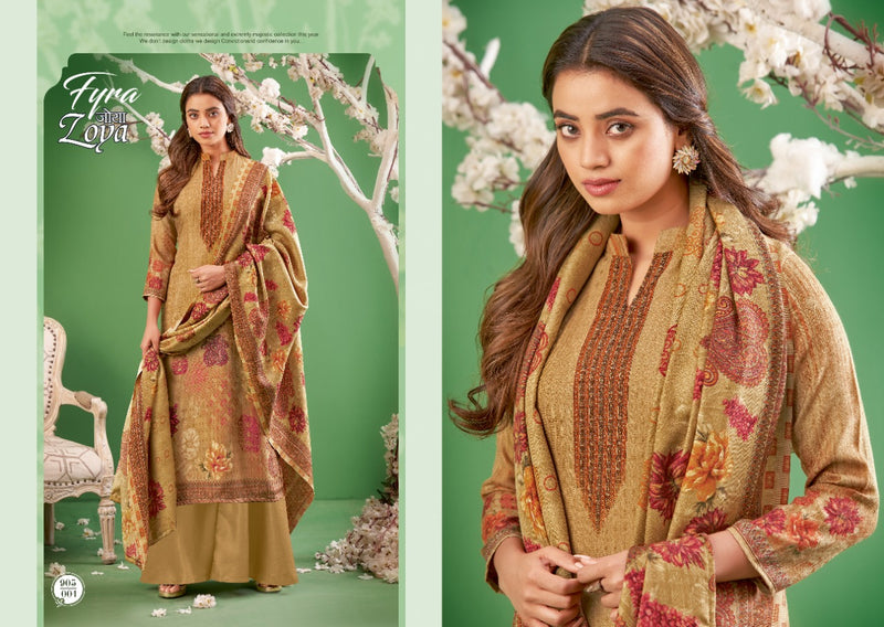 Fyra Designer Zoya Pashmina Designer Print Salwar Suit