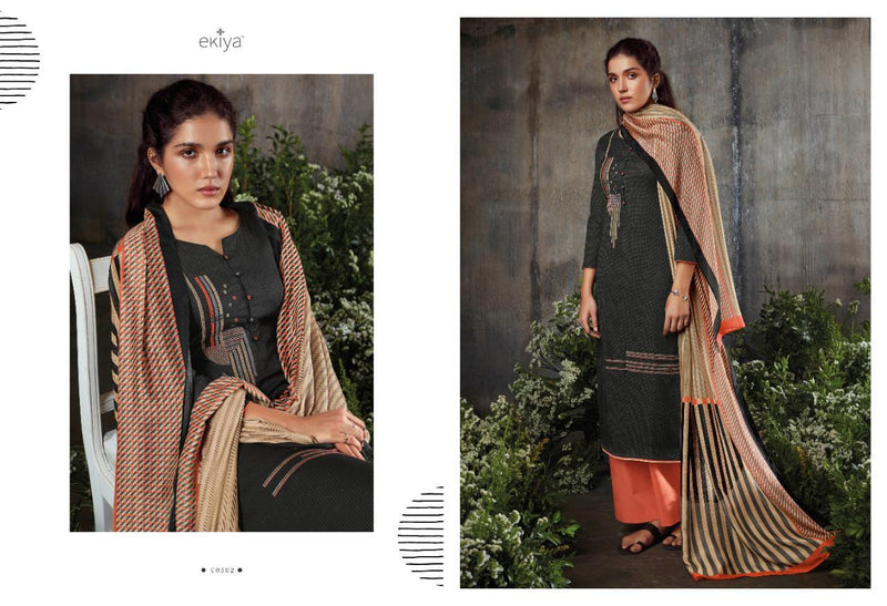 Ganga Suit Inari Cotton Satin Embroidery Work Designer Salwar Suits