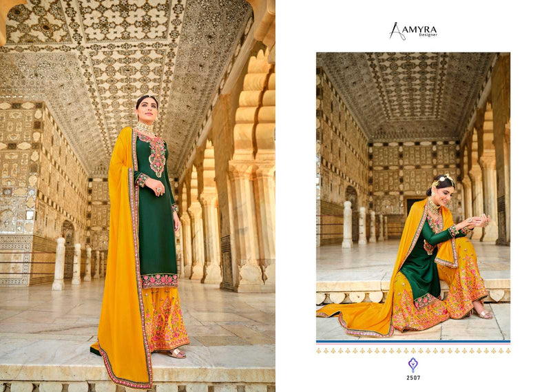 Amyra Designer Gharana Vol 2 Viscose Exclusive Wedding Wear Salwar Suits With Heavy Embroidery