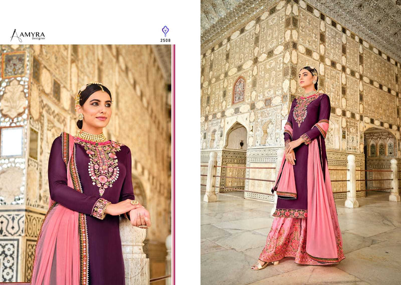 Amyra Designer Gharana Vol 2 Viscose Exclusive Wedding Wear Salwar Suits With Heavy Embroidery