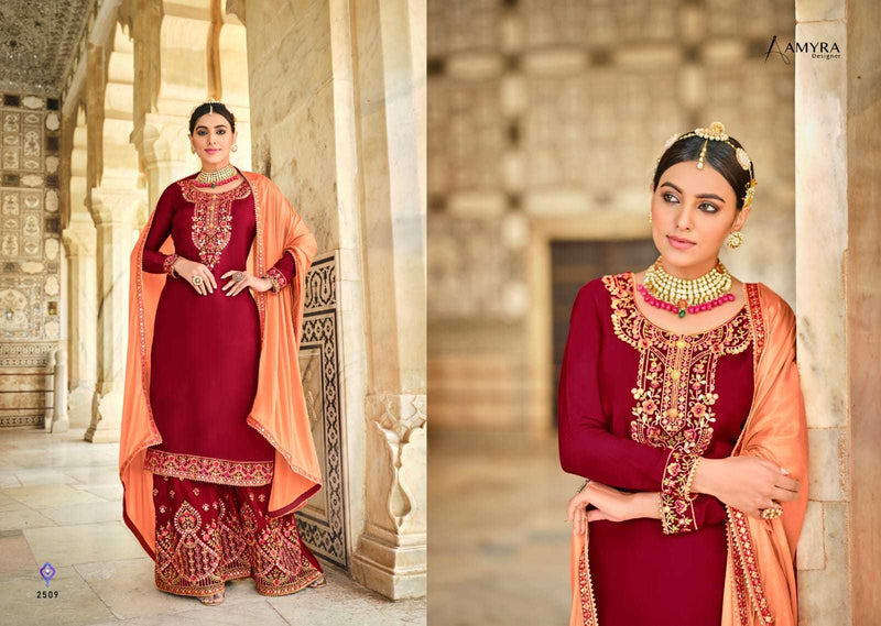 Amyra Designer Gharana Vol 2 Viscose Exclusive Wedding Wear Salwar Suits With Heavy Embroidery