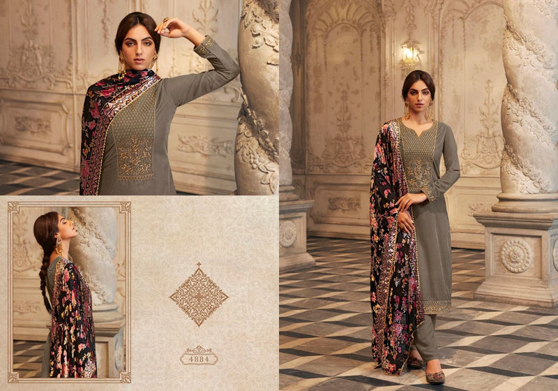 Zisa Charmy Glamour Vol 2 Velvet With Heavy Embroidery Work Stylish Designer Party Wear Salwar Kameez