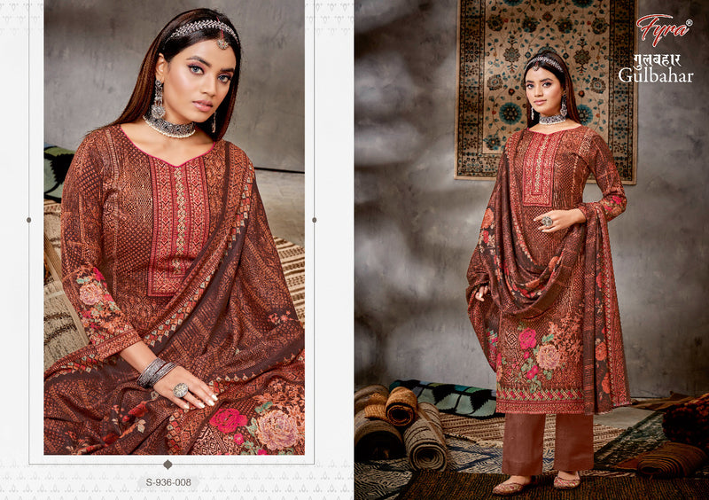 Fyra Gulbahar Pashmina With Beautiful Fancy Work Stylish Designer Casual Wear Salwar Kameez
