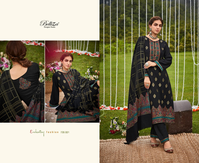 Belliza Gulbano Pashmina With Fancy Work Stylish Designer Casual Wear Attractive Look Salwar Kameem