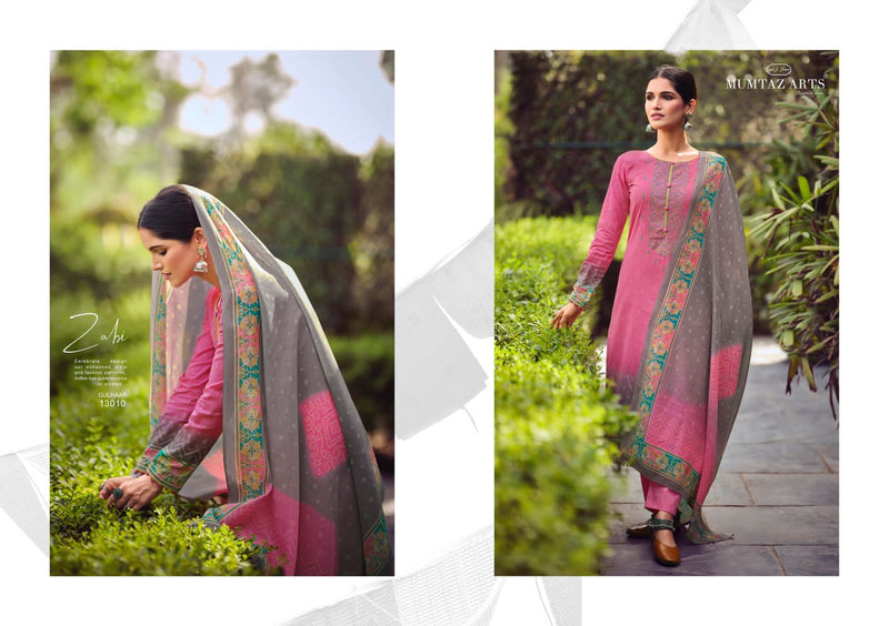 Mumtaz Arts Gulhaar Lawn Cotton Digital Printed Party Wear Salwar Suits With Embroidery Work