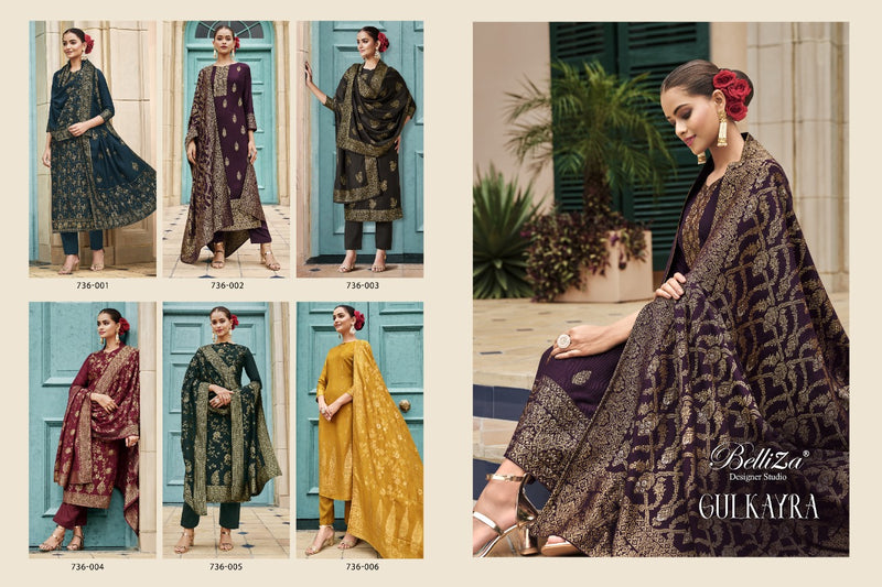 Belliza Gulkayra Pashmina With Heavy Beautiful Hand Work Stylish Designer Fancy Salwar Kameez