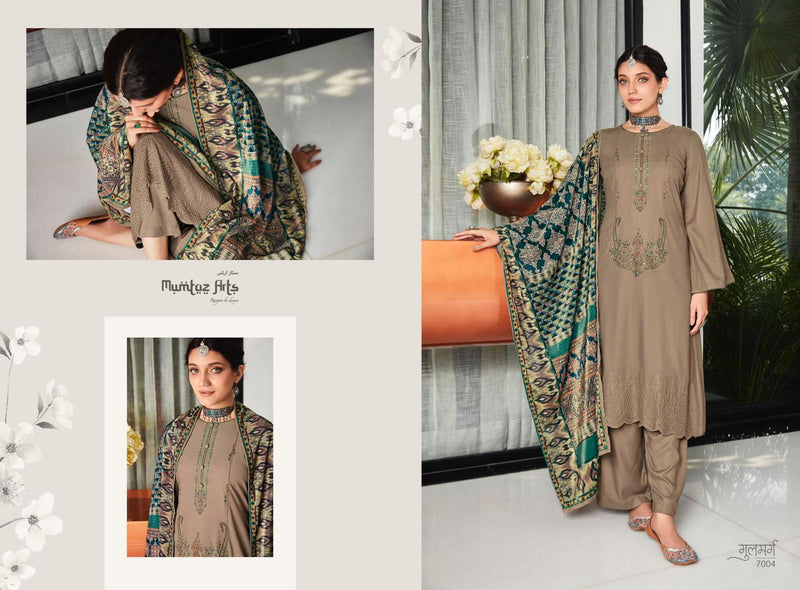 Mumtaz Gulmarg Pashmina With Beautiful Embroidery Work Stylish Designer Party Wear Salwar Kameez