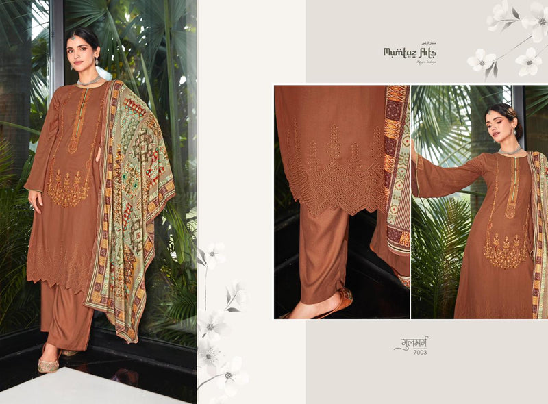 Mumtaz Gulmarg Pashmina With Beautiful Embroidery Work Stylish Designer Party Wear Salwar Kameez