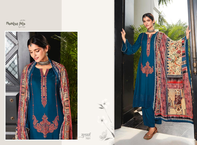 Mumtaz Gulmarg Pashmina With Beautiful Embroidery Work Stylish Designer Party Wear Salwar Kameez