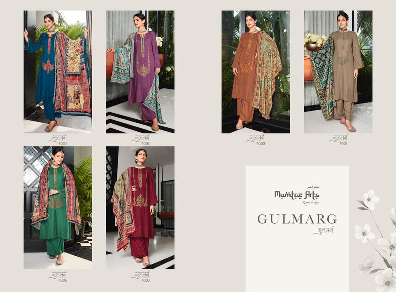 Mumtaz Gulmarg Pashmina With Beautiful Embroidery Work Stylish Designer Party Wear Salwar Kameez