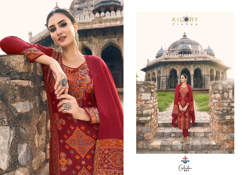 Kilory Trends Gulmohar Vol 8 Pashmina With Handloom Fancy Work Stylish Designer Attractive Look Salwar Kameez