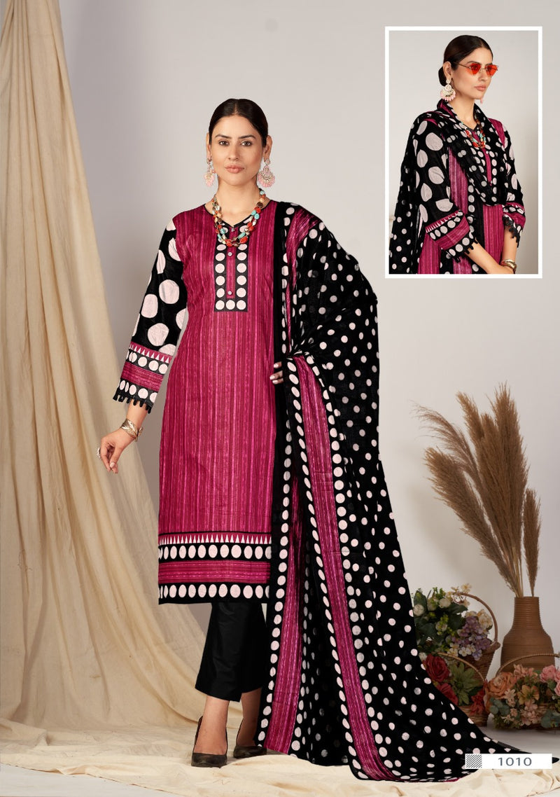 Kiana Fabs Gulnaaz Vol 1 Pure Cotton With Embroidery Work Stylish Designer Pakistani Salwar Kameez