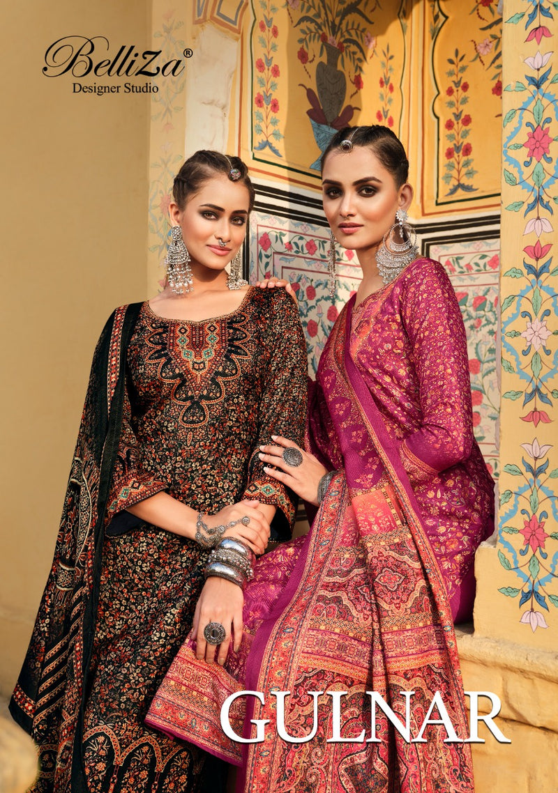 Belliza Gulnar Pashmina With Beautiful Heavy Embroidery Work Stylish Designer Party Wear Salwar Kameez