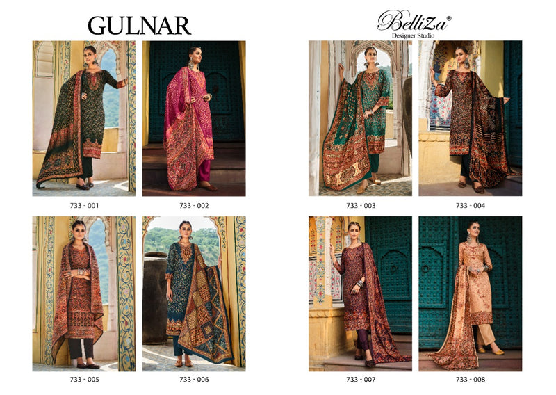 Belliza Gulnar Pashmina With Beautiful Heavy Embroidery Work Stylish Designer Party Wear Salwar Kameez