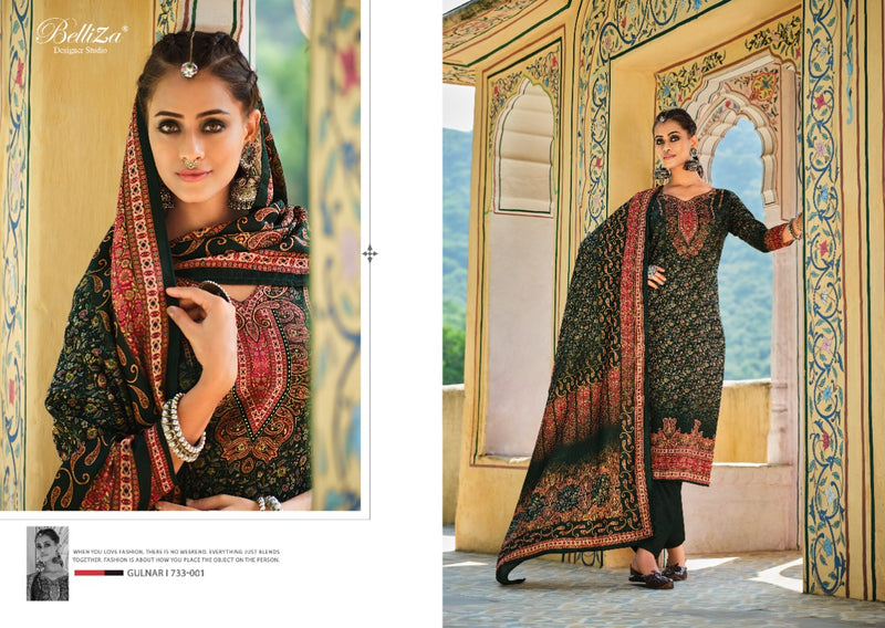 Belliza Gulnar Pashmina With Beautiful Heavy Embroidery Work Stylish Designer Party Wear Salwar Kameez