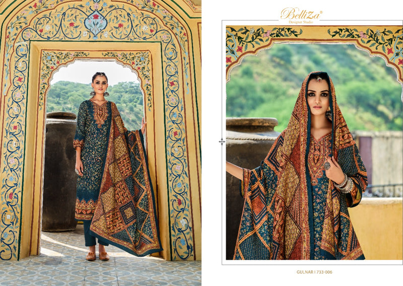 Belliza Gulnar Pashmina With Beautiful Heavy Embroidery Work Stylish Designer Party Wear Salwar Kameez