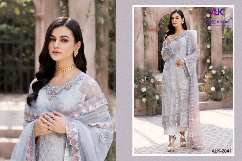 Al Khushbu Gulzaar Vol 2 Georgette Embroidered Pakistani Style Wedding Wear Salwar Suits