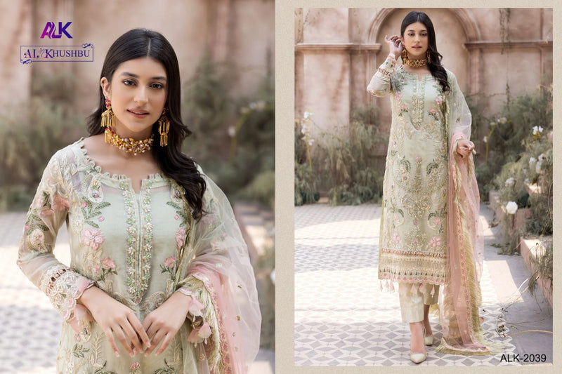 Al Khushbu Gulzaar Vol 2 Georgette Embroidered Pakistani Style Wedding Wear Salwar Suits