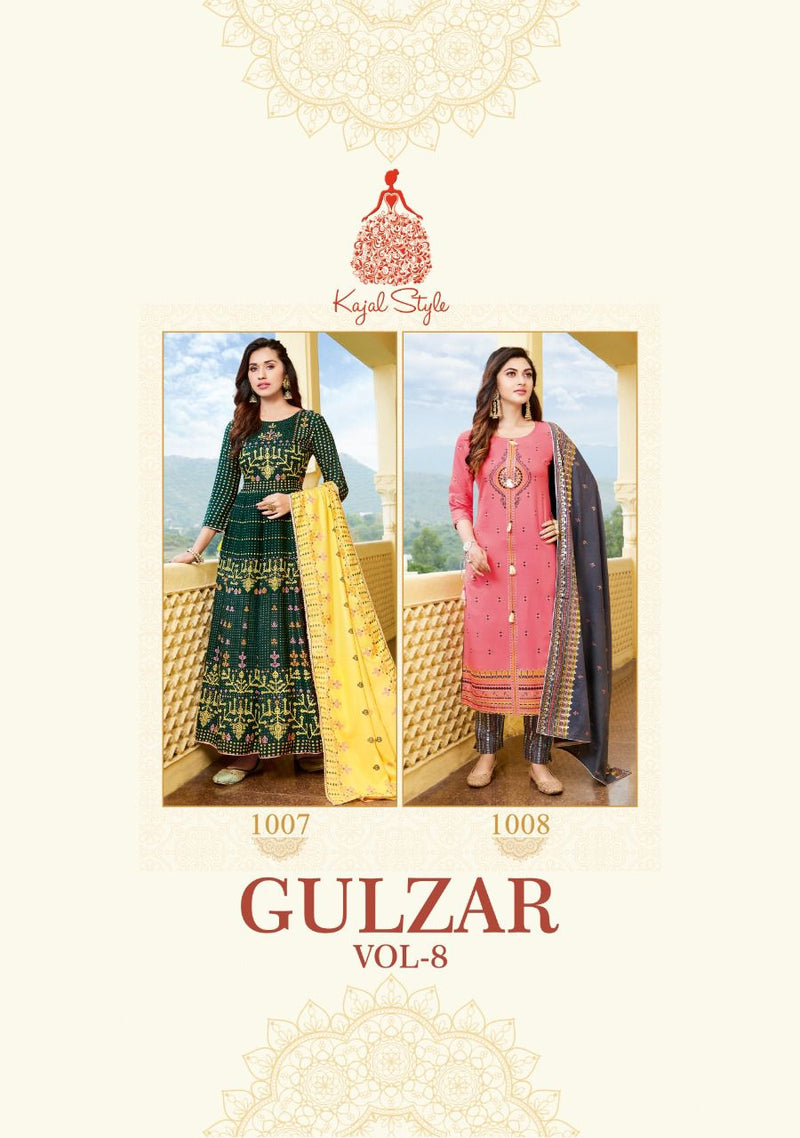 Kajal Style Gulzar Vol 8 Rayon Causal Wear Kurti