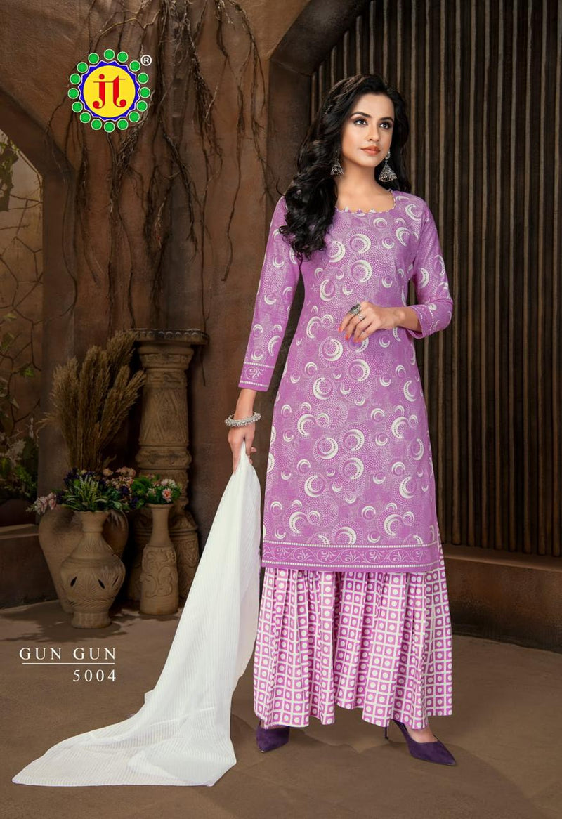 Jt Gun Gun Vol 5 Cotton Fancy Printed Festive Wear Salwar Kameez