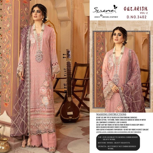 Serene Guzarish Vol 2 Georgette Festive Wear Pakistani Designer Salwar Kameez