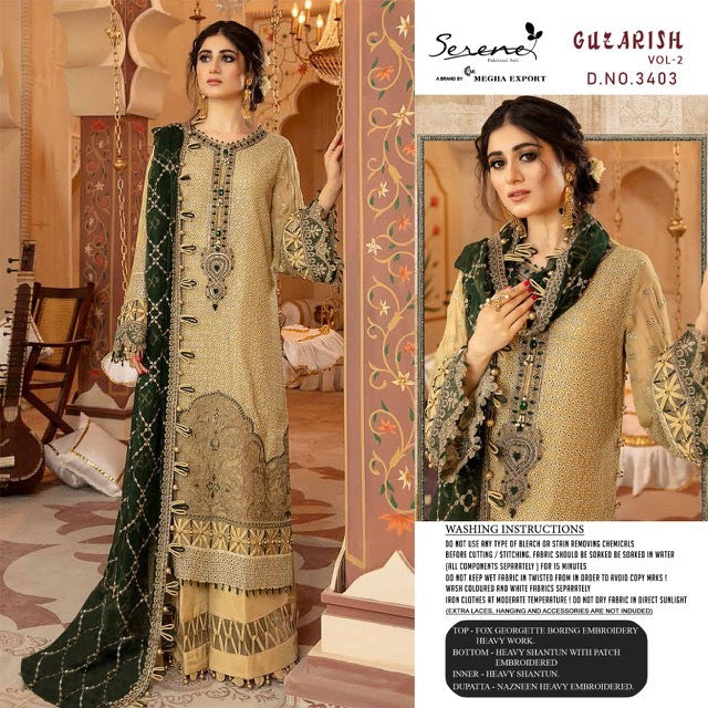 Serene Guzarish Vol 2 Georgette Festive Wear Pakistani Designer Salwar Kameez