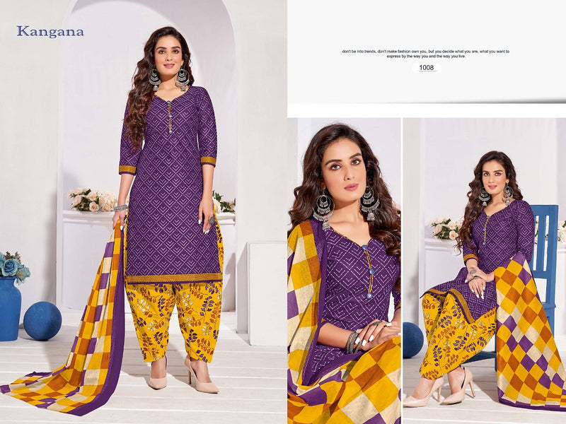 Ganesha Fashion Presents By Kangana Vol 1 Pure Cotton Printed Regular Wear Salwar Suits
